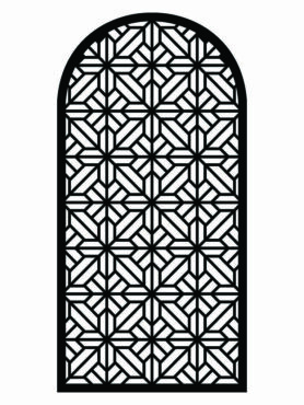 N°208 Garden Arch Screen Style 1