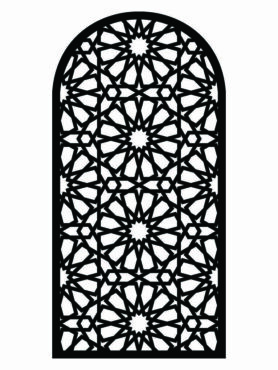 N°216 Garden Arch Screen Style 1