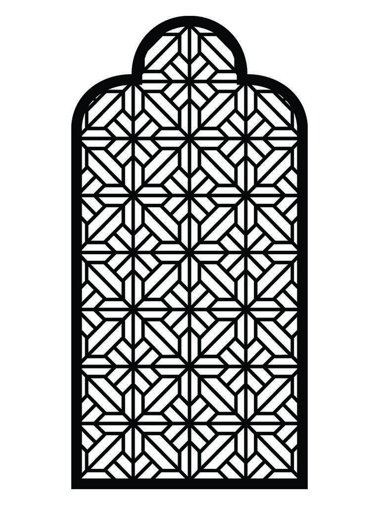 N°208 Garden Arch Screen Style 2