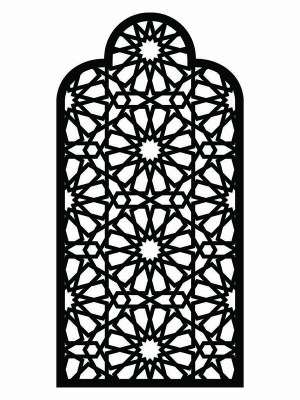 N°216 Garden Arch Screen Style 2