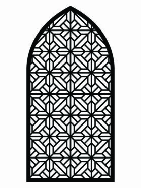 N°208 Garden Arch Screen Style 3