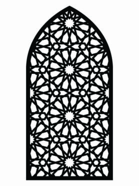 N°216 Garden Arch Screen Style 3