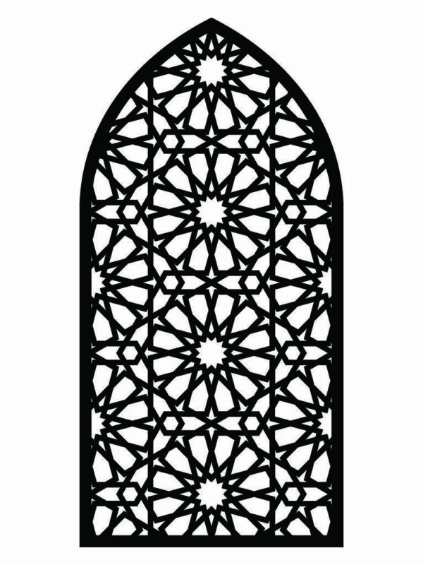 N°216 Garden Arch Screen Style 3