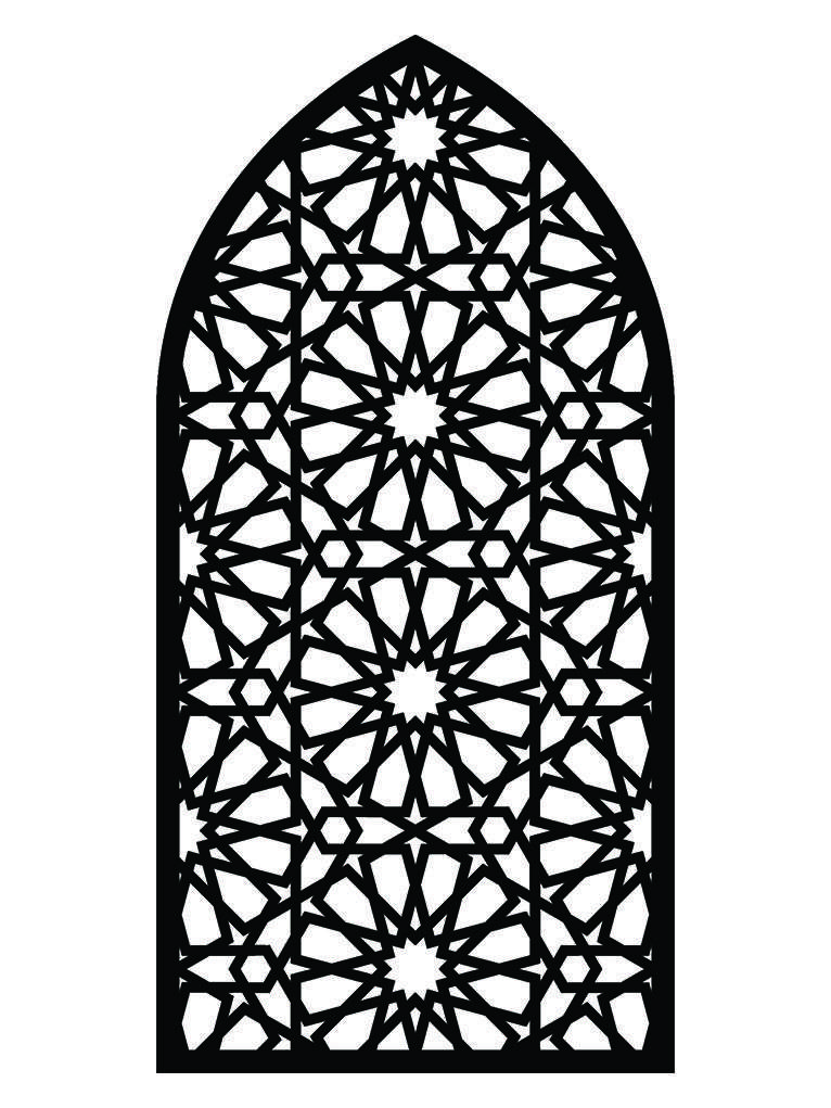 N°216 Garden Arch Screen Style 3