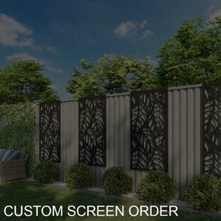 Custom Fence Order
