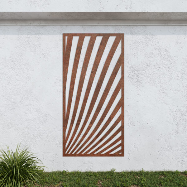 Corten Steel No13 Metal Garden Screen
