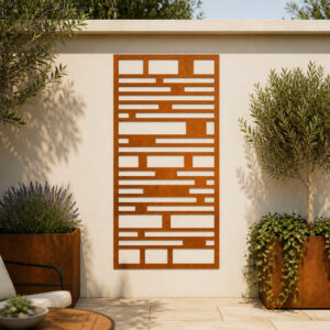 Corten Steel No140 Metal Garden Screen