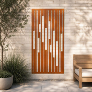 Corten Steel No145 Metal Garden Screen