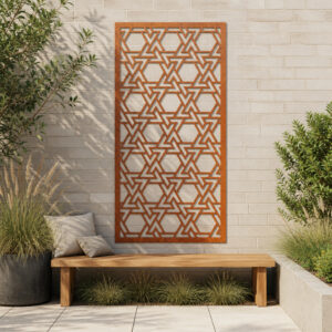 Corten Steel No167 Metal Garden Screen