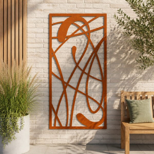 183 corten screen
