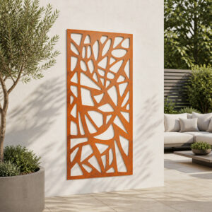 Corten Steel No19 Metal Garden Screen