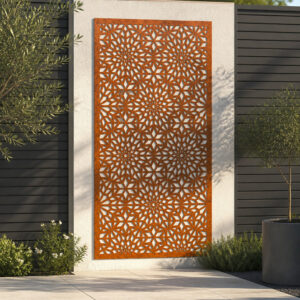 Corten Steel No195 Metal Garden Screen