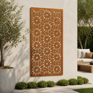 Corten Steel No217 Metal Garden Screen
