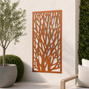 Corten Steel No222 Metal Garden Screen