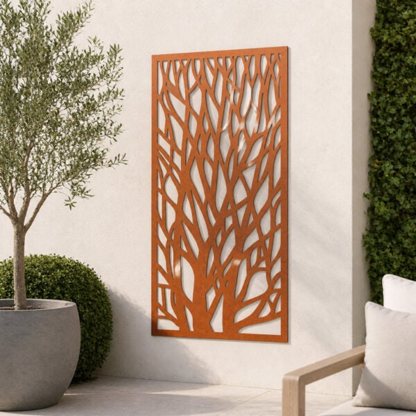 222 corten screen