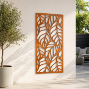 Corten Steel No41 Metal Garden Screen