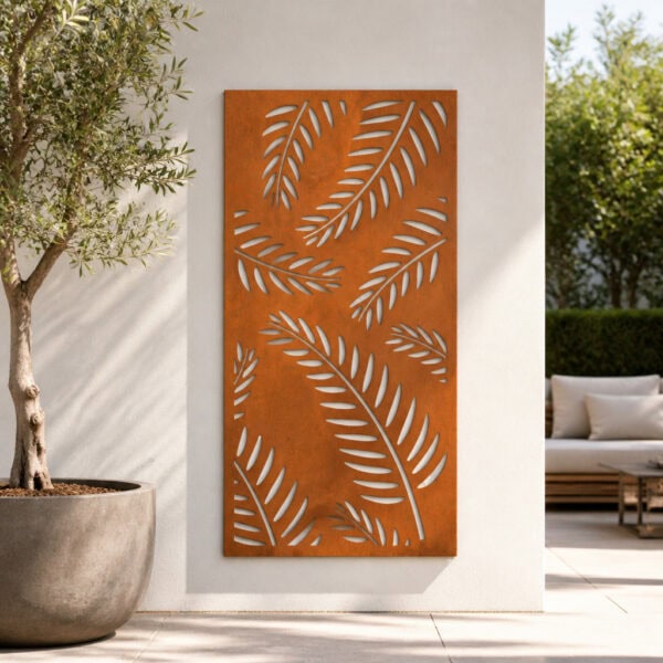 Corten Steel No54 Metal Garden Screen