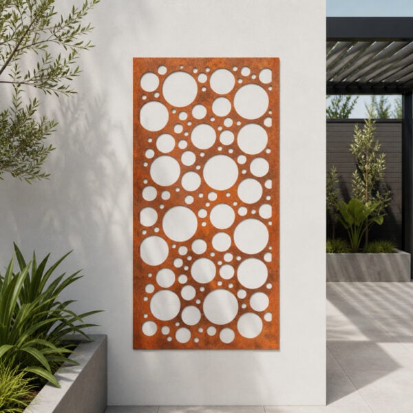 Corten Steel No61 Metal Garden Screen