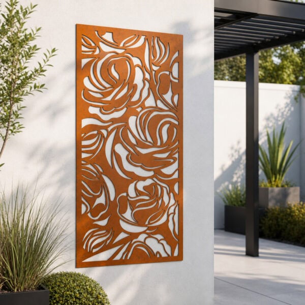 72 corten screen