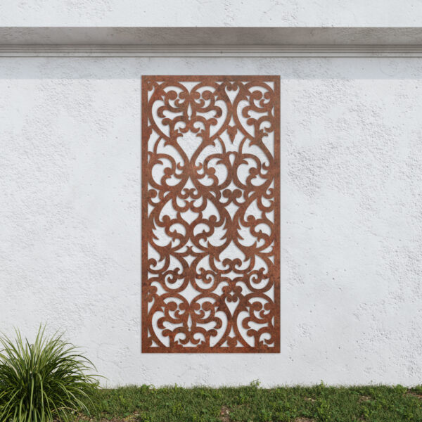 Corten Screen No101 Metal Garden Screen