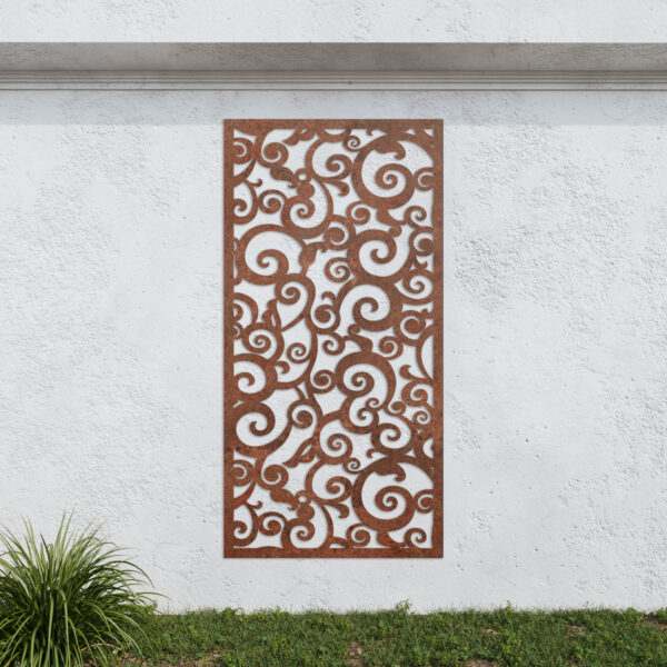 Corten Screen No102 Metal Garden Screen