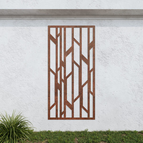 Corten Screen No116 Metal Garden Screen