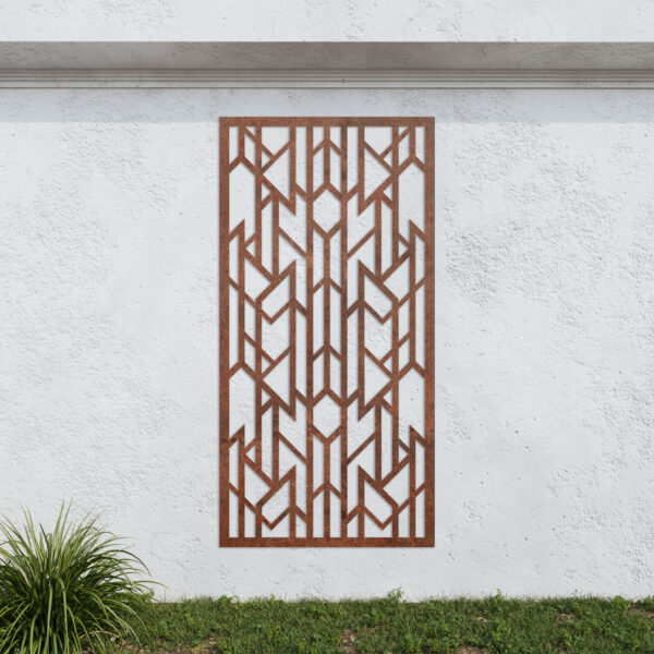 Corten Screen No118 Metal Garden Screen
