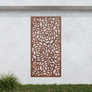 Corten Steel No120 Metal Garden Screen