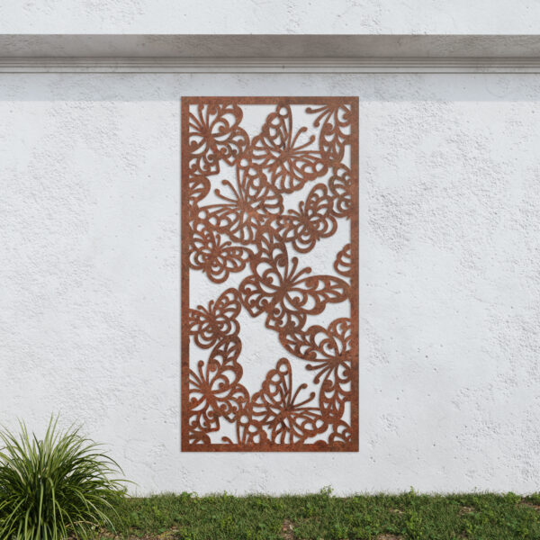 Corten Steel No121 Metal Garden Screen