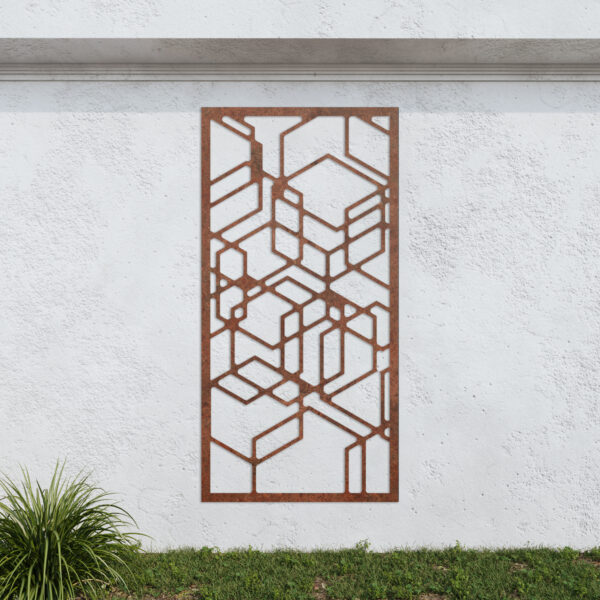 Corten Steel No122 Metal Garden Screen