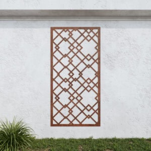 Corten Steel No124 Metal Garden Screen
