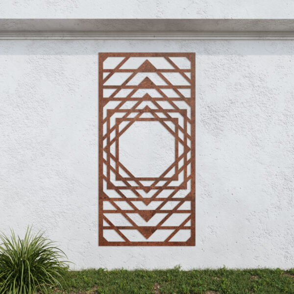 Corten Steel No130 Metal Garden Screen