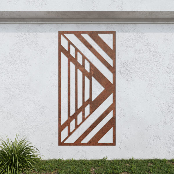 Corten Steel No132 Metal Garden Screen