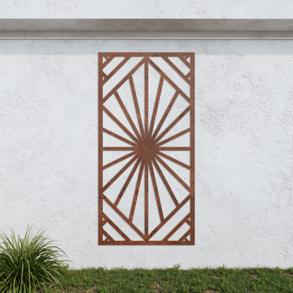 Corten Steel No133 Metal Garden Screen
