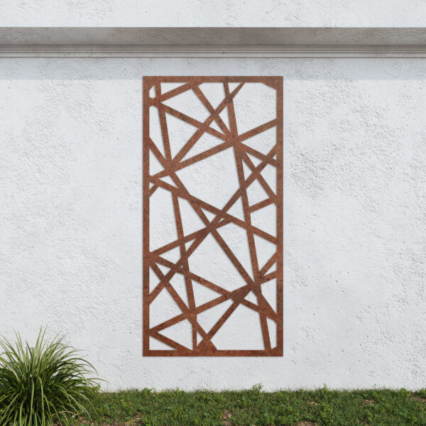 Corten Steel No135 Metal Garden Screen