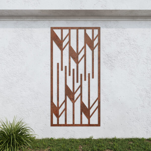 Corten Steel No136 Metal Garden Screen