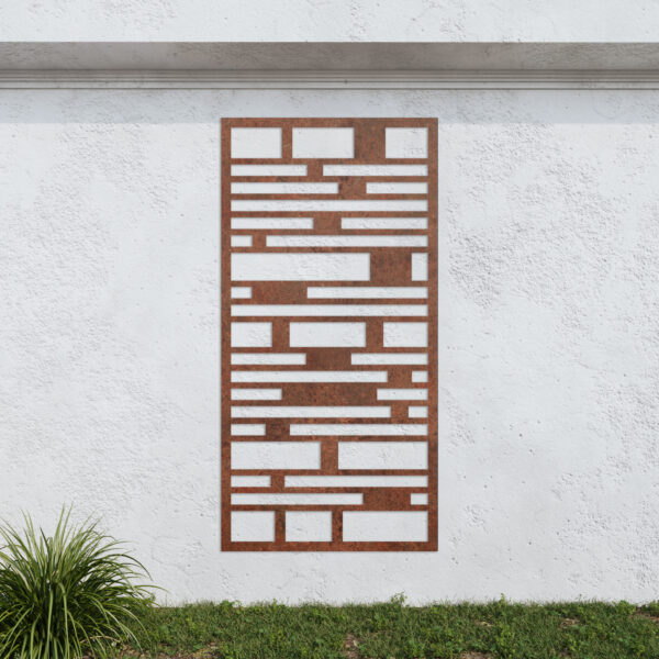 Corten Steel No140 Metal Garden Screen