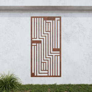 Corten Steel No142 Metal Garden Screen