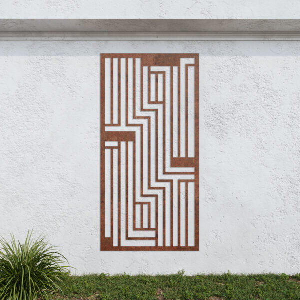 Corten Steel No142 Metal Garden Screen