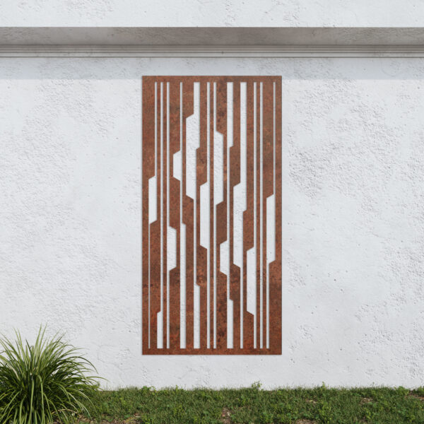 Corten Steel No144 Metal Garden Screen