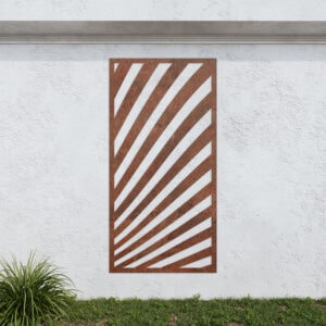 Corten Steel No15 Metal Garden Screen