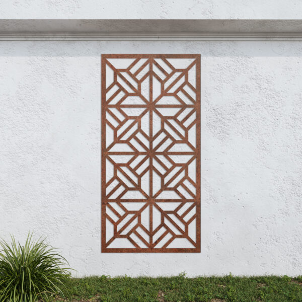 Corten Steel No153 Metal Garden Screen