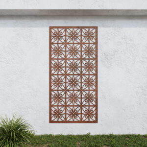 Corten Steel No159 Metal Garden Screen