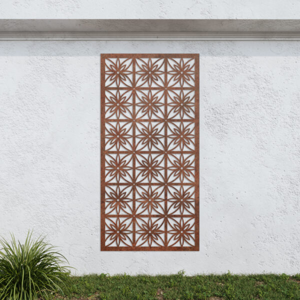 Corten Steel No159 Metal Garden Screen