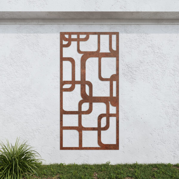 Corten Steel No162 Metal Garden Screen
