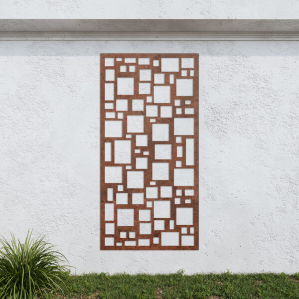 Corten Steel No163 Metal Garden Screen