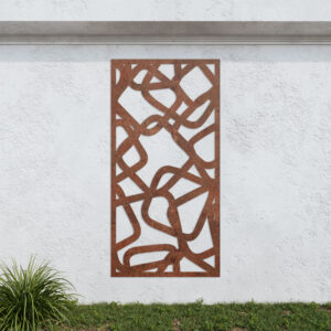 Corten Steel No164 Metal Garden Screen