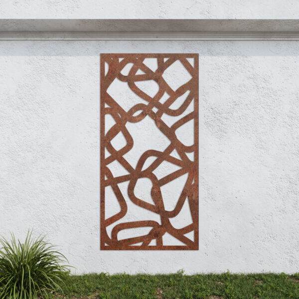 Corten Steel No164 Metal Garden Screen
