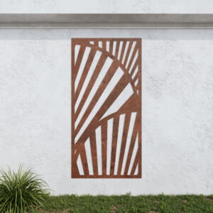 Corten Steel No169 Metal Garden Screen