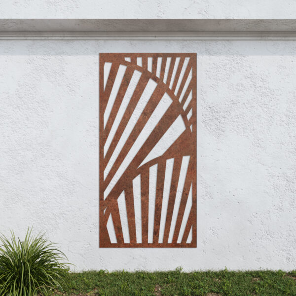 Corten Steel No169 Metal Garden Screen